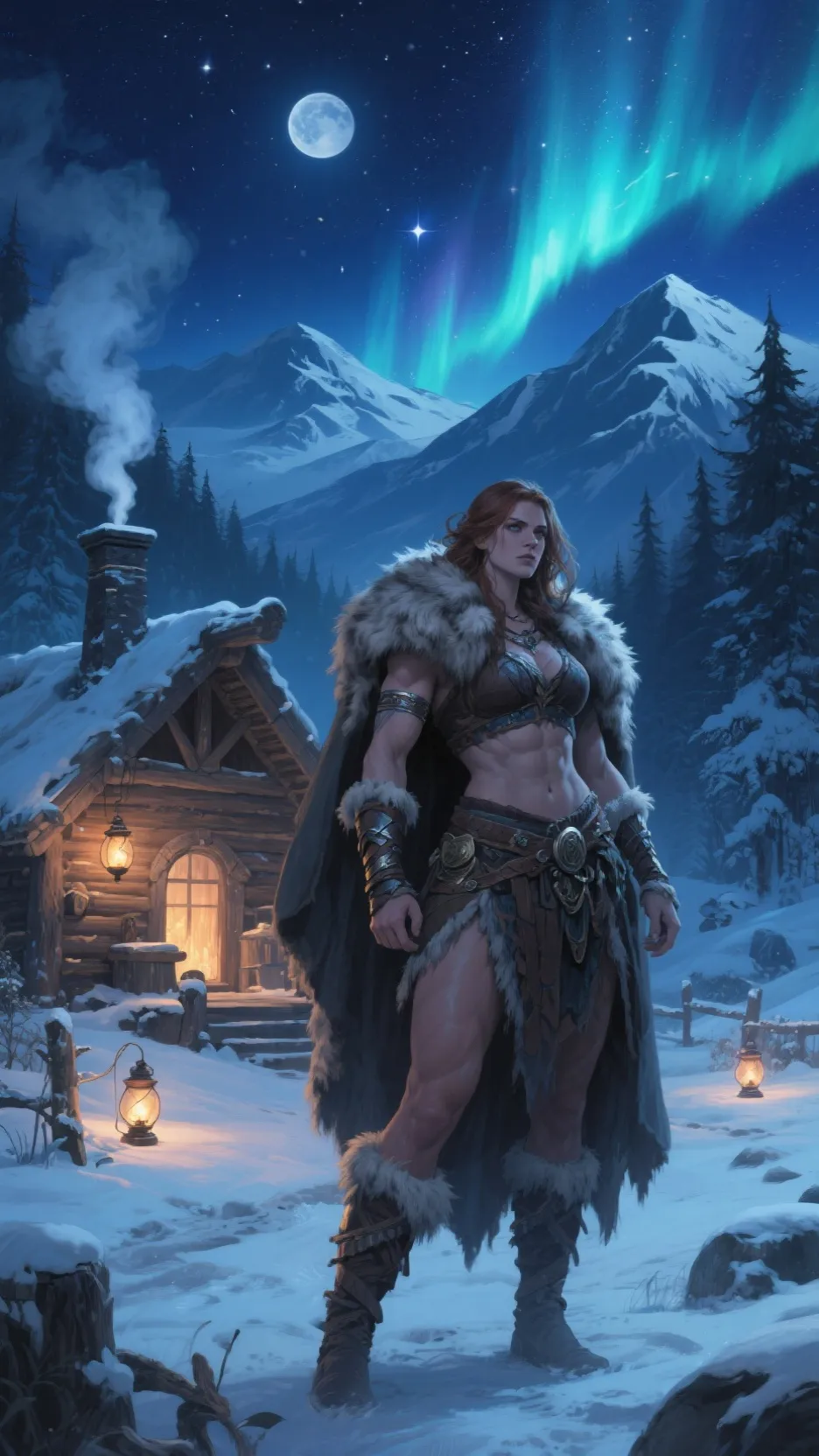 ai character: Vora background