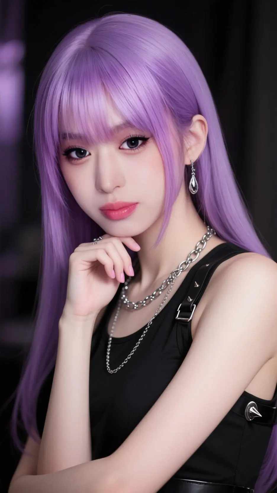 ai character: Ahyeon  background