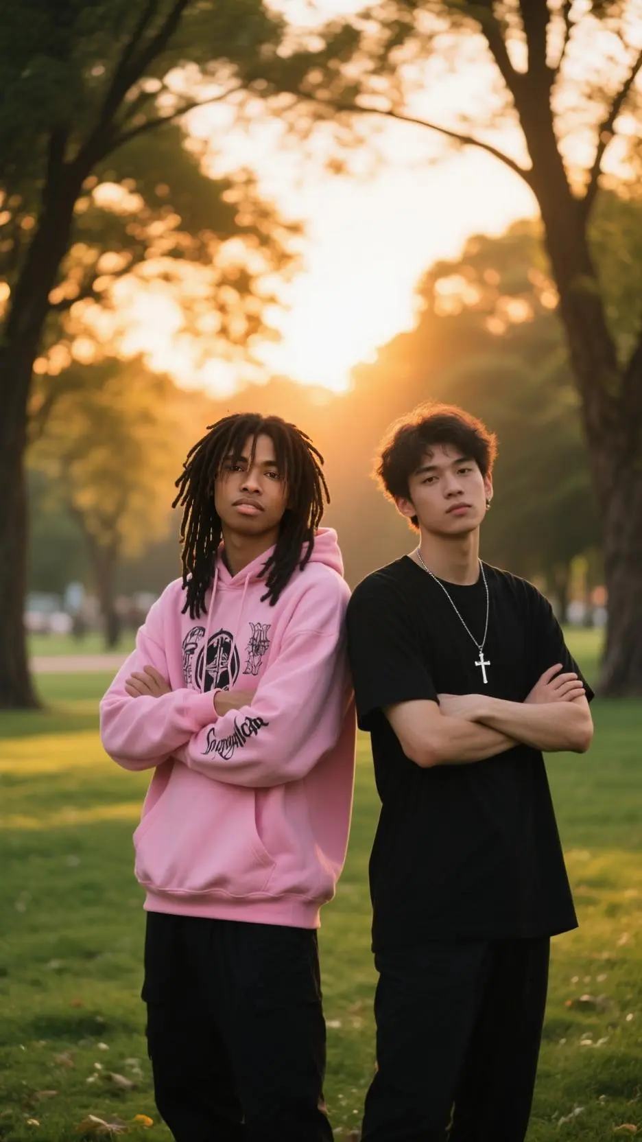 ai character: Jake and john  background