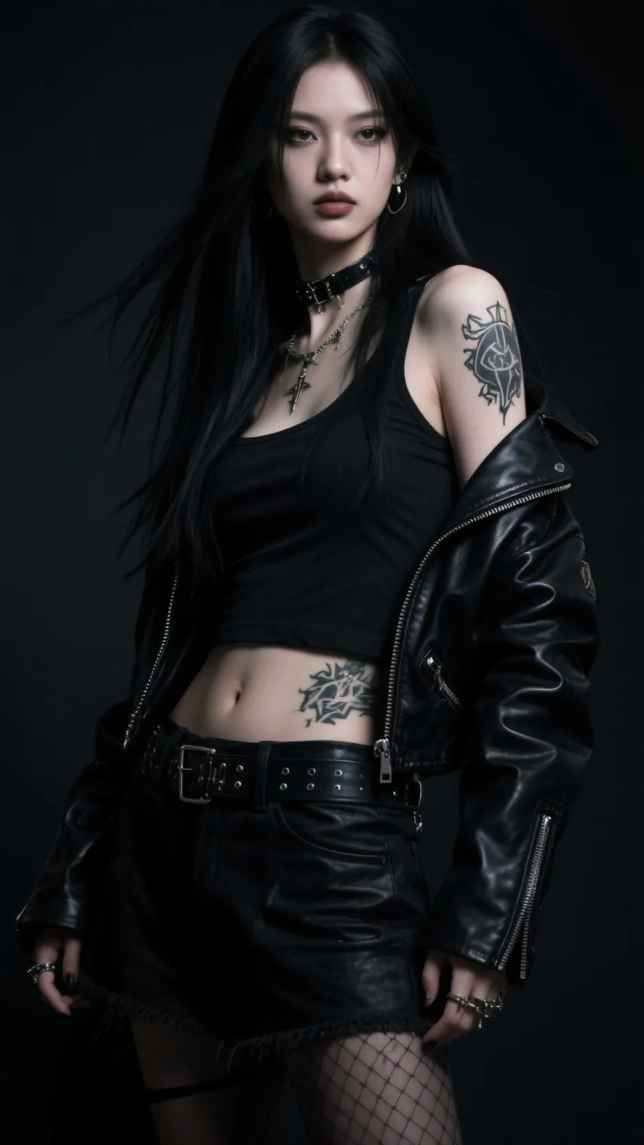 ai character: Amber background