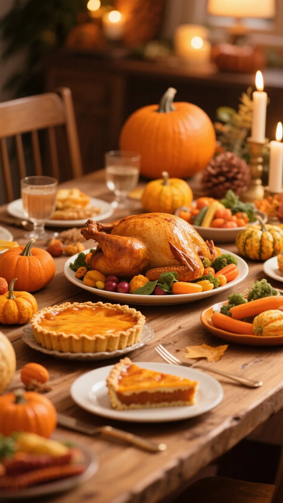 ai character: 🍁Thanksgiving Mha🍂 background