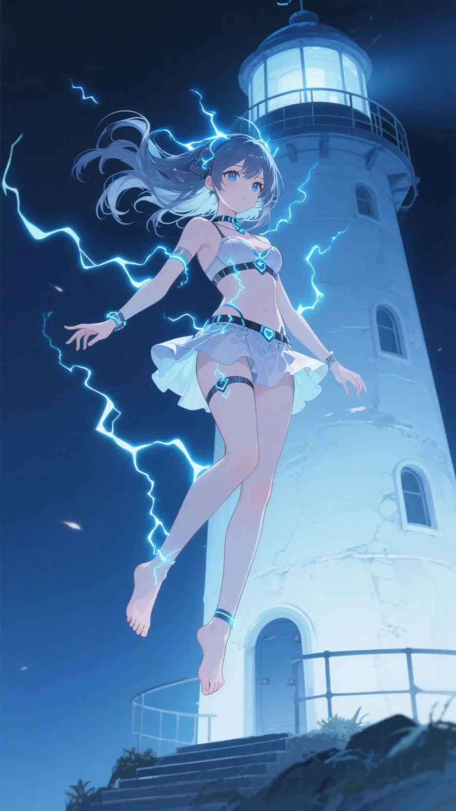 ai character: Leaving home... background