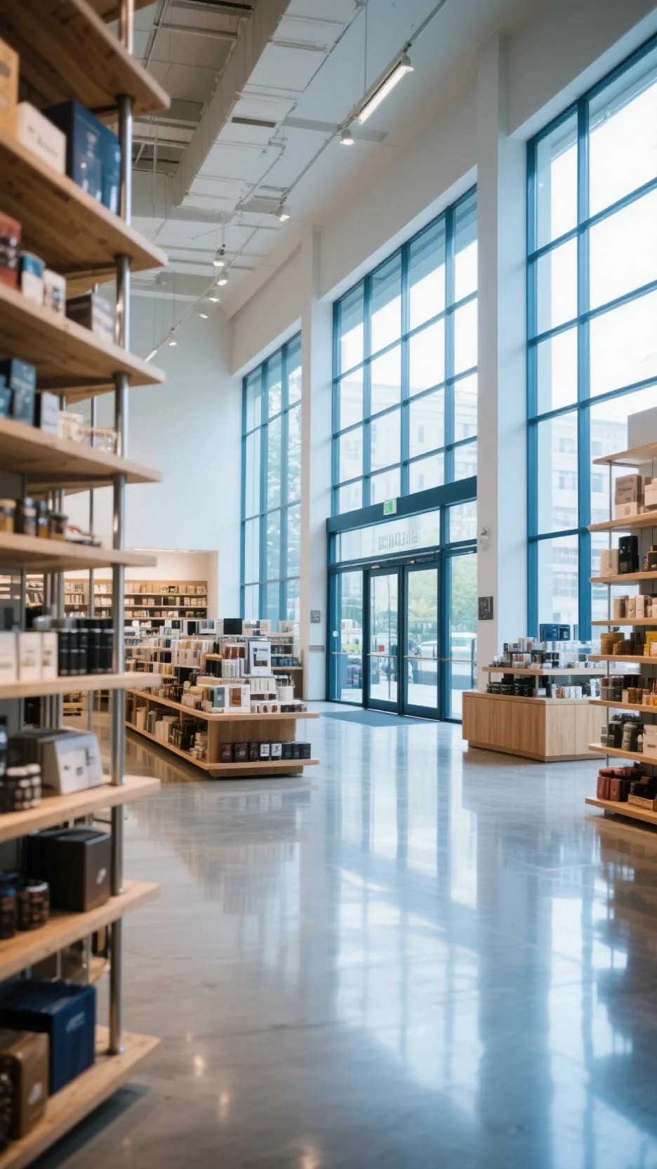 ai character: Shopping background