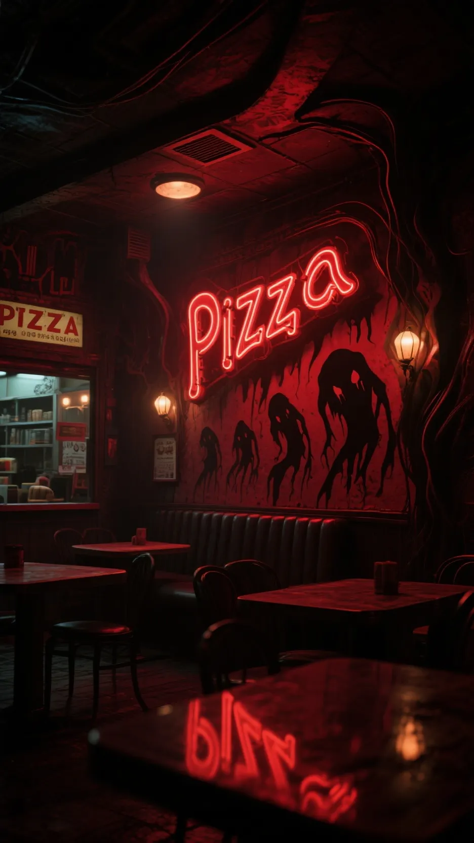 ai character: Freddy's pizzeria background