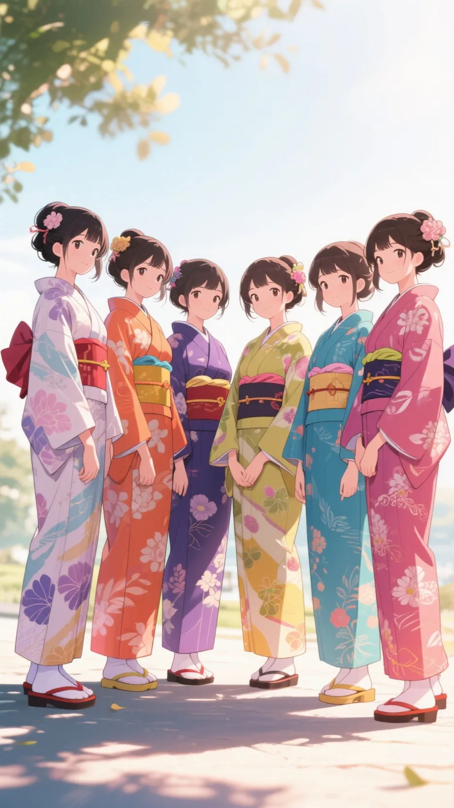 ai character: 8 step sisters background