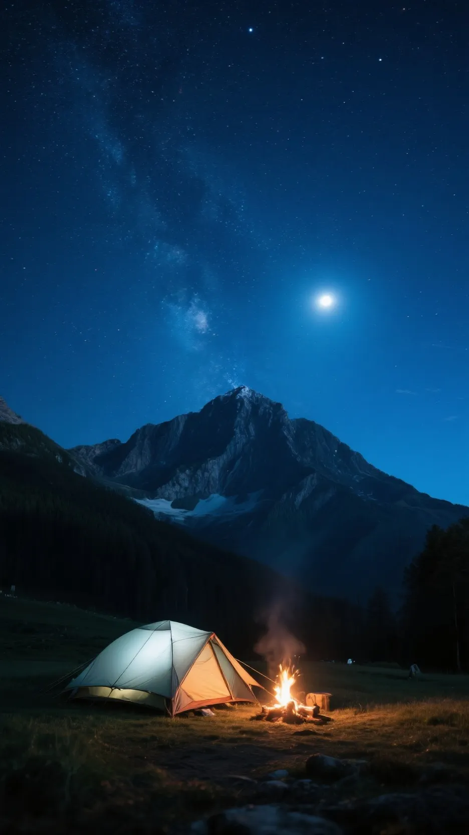 ai character: Camping 1 background