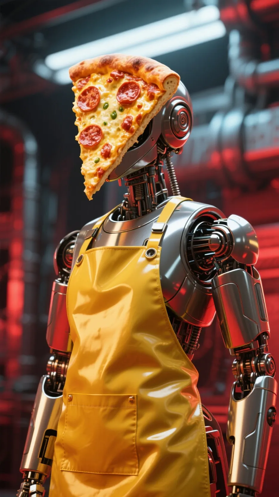 ai character: Pizzabot background