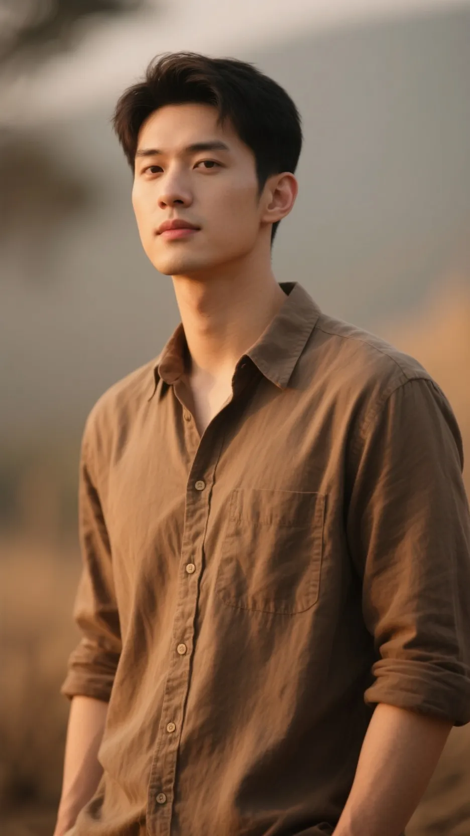 ai character: Léo background