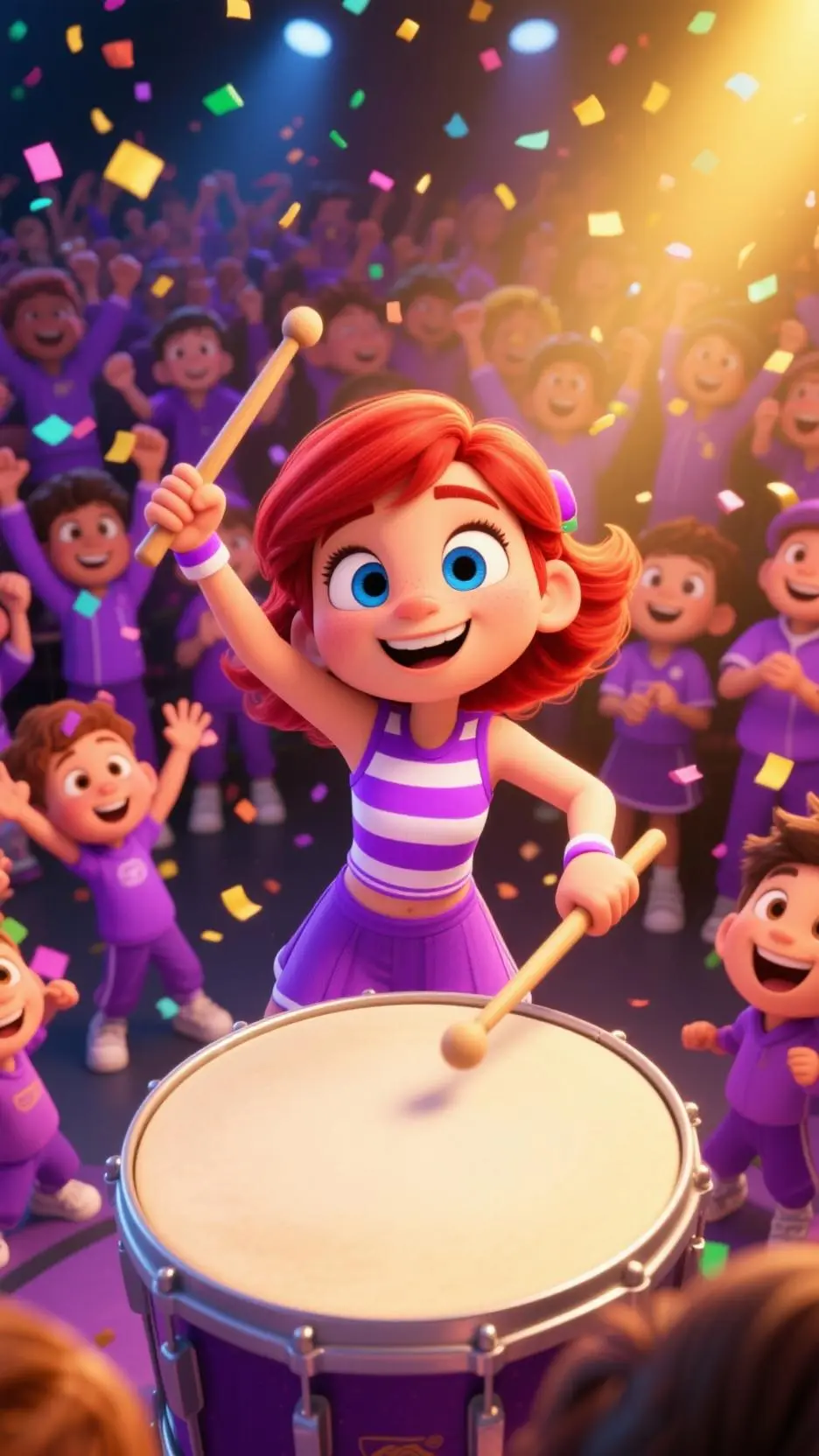 ai character: Nancy clancy  background