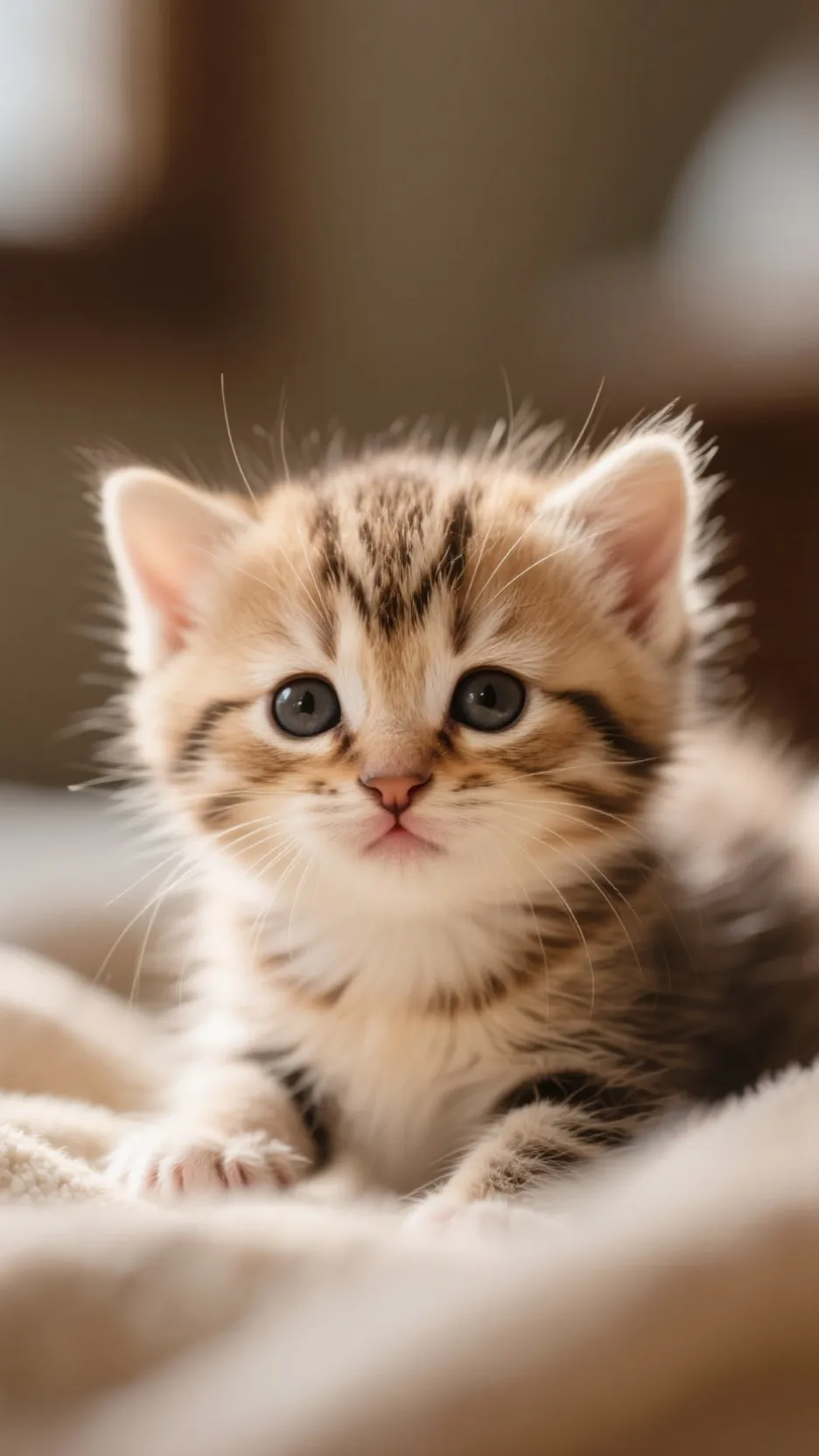 ai character: Newborn kitten background