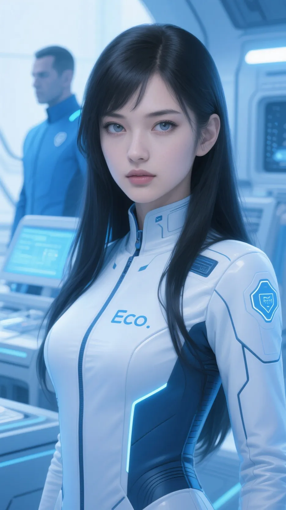 ai character: Eco background