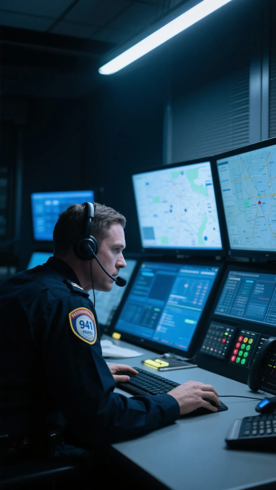 ai character: 911 background