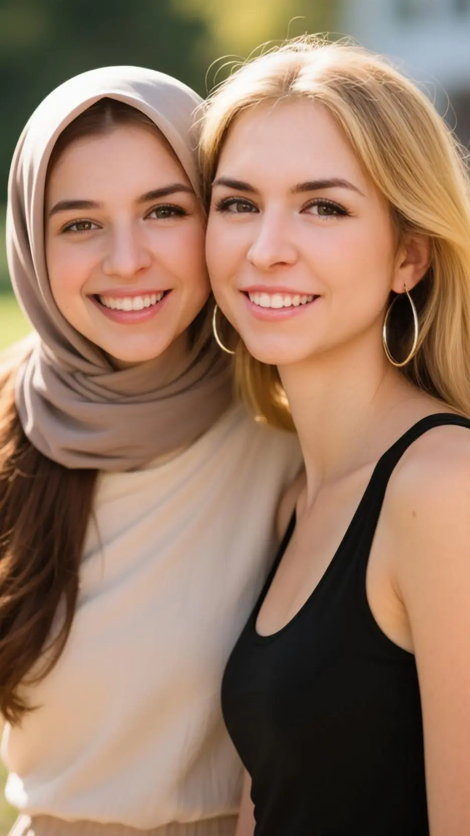 ai character: Nora & Vivi  background