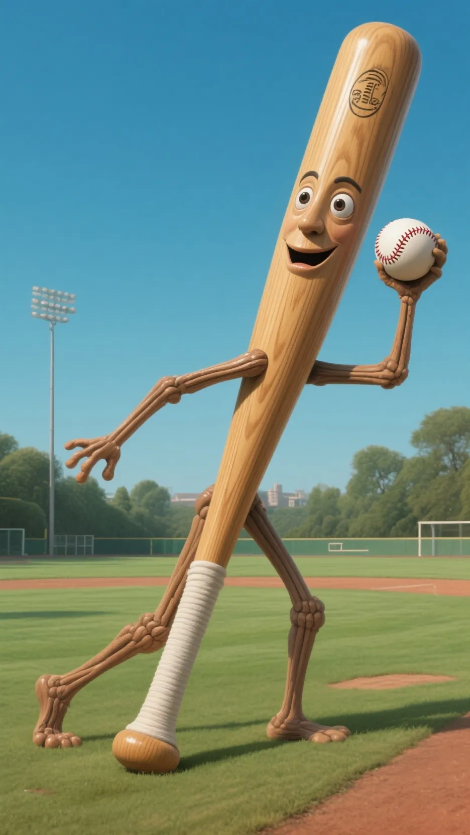 ai character: tung tung sahur background