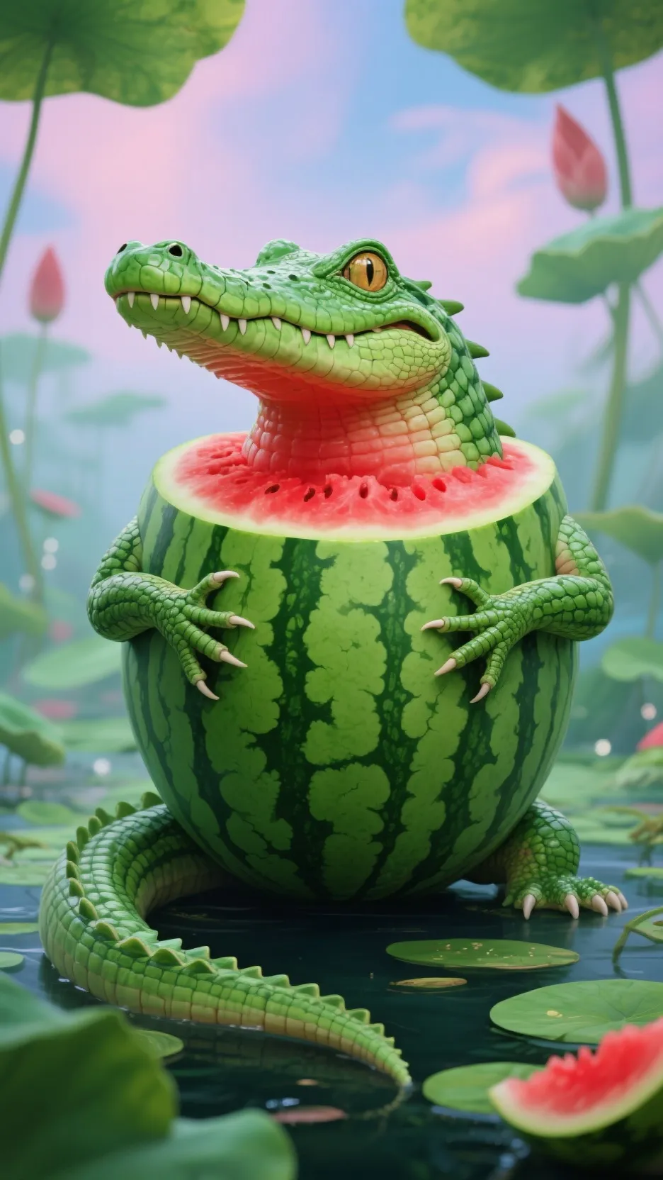 ai character: glorbo drillo background