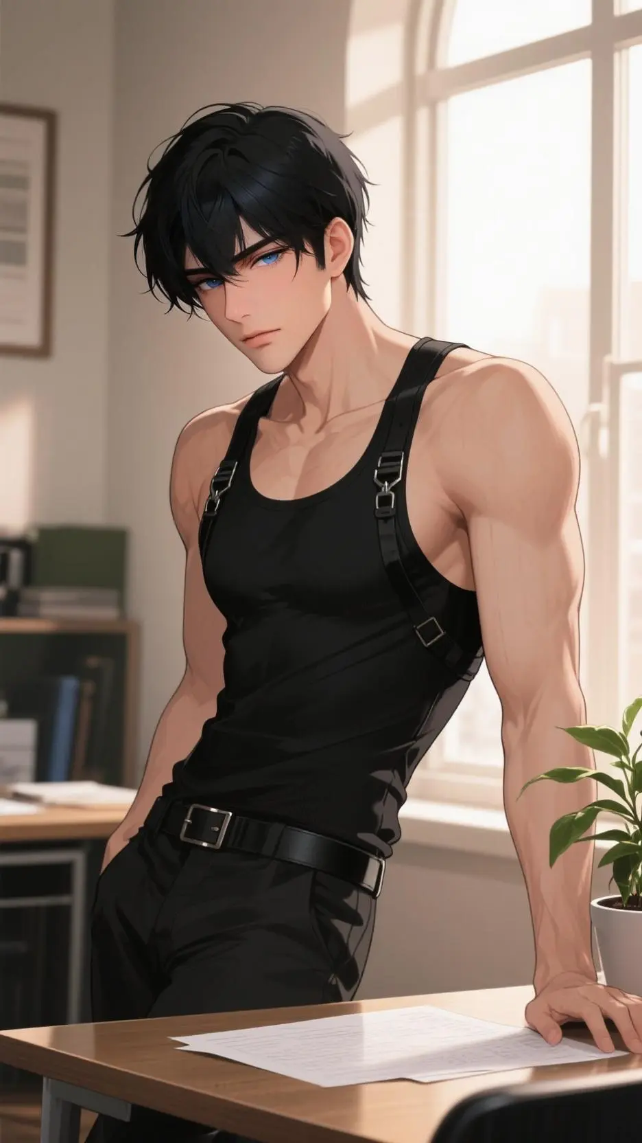 ai character: Тайлер background