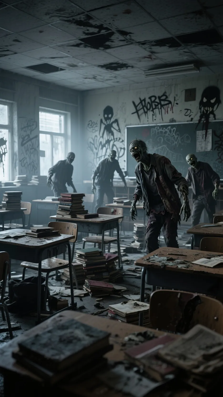 ai character: Zombie Apokalypse background