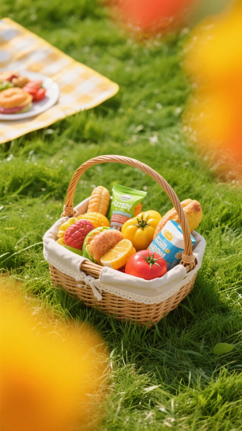 ai character: DW PICNIC background