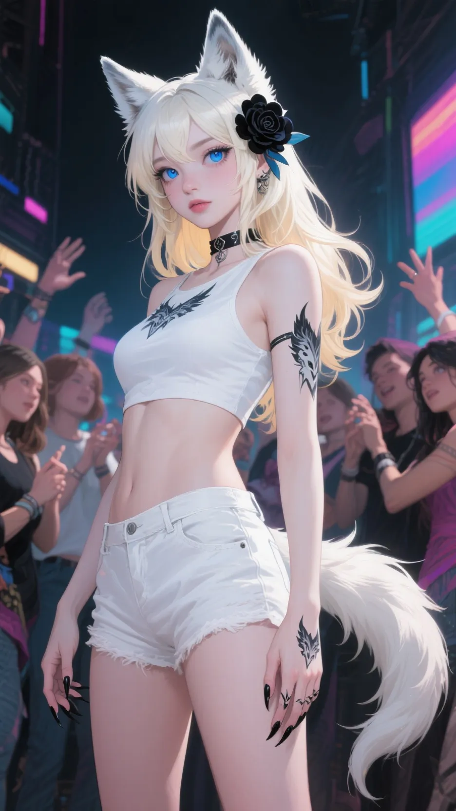 ai character: adirenana  background