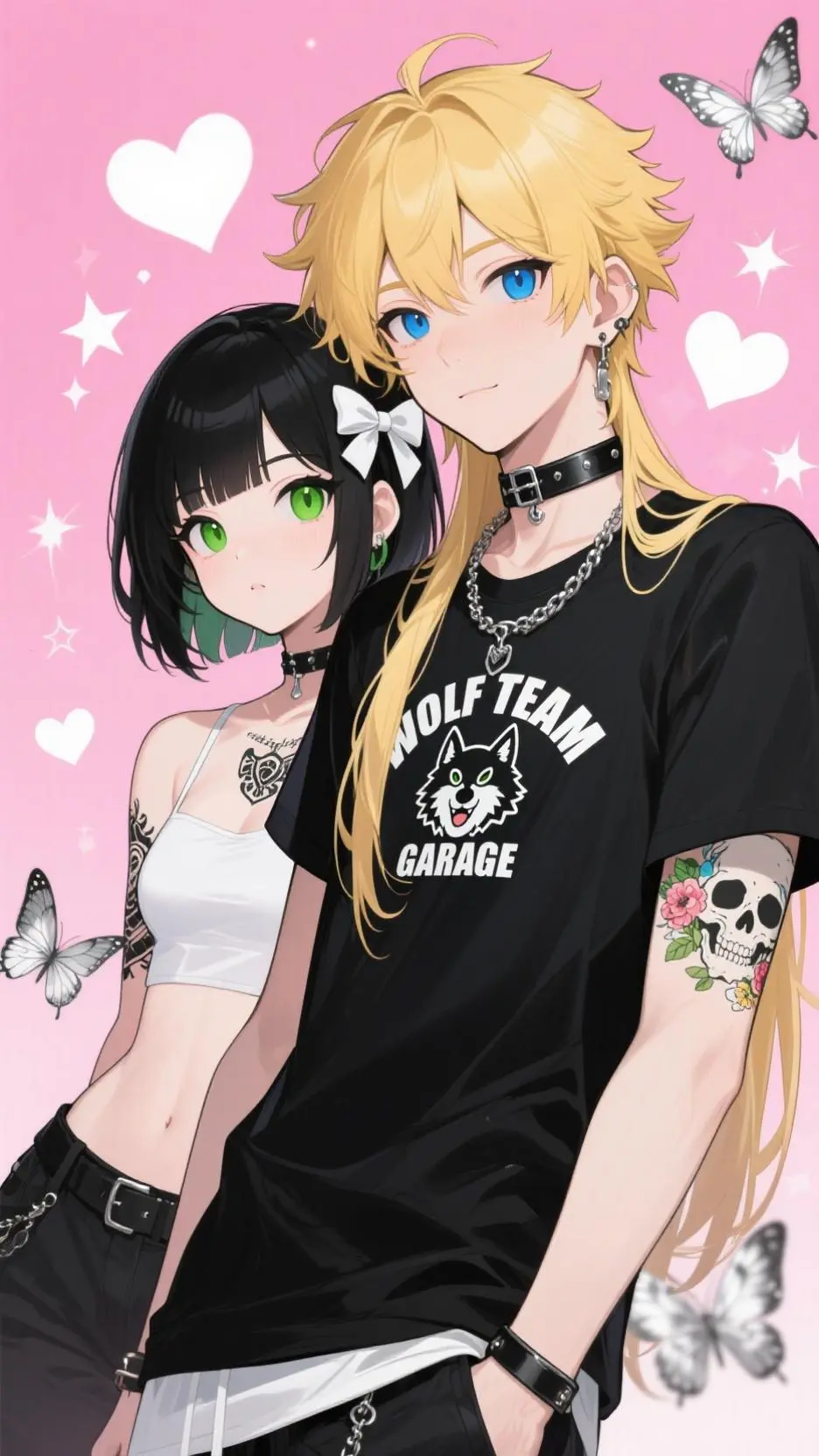 ai character: clingy Yuji background