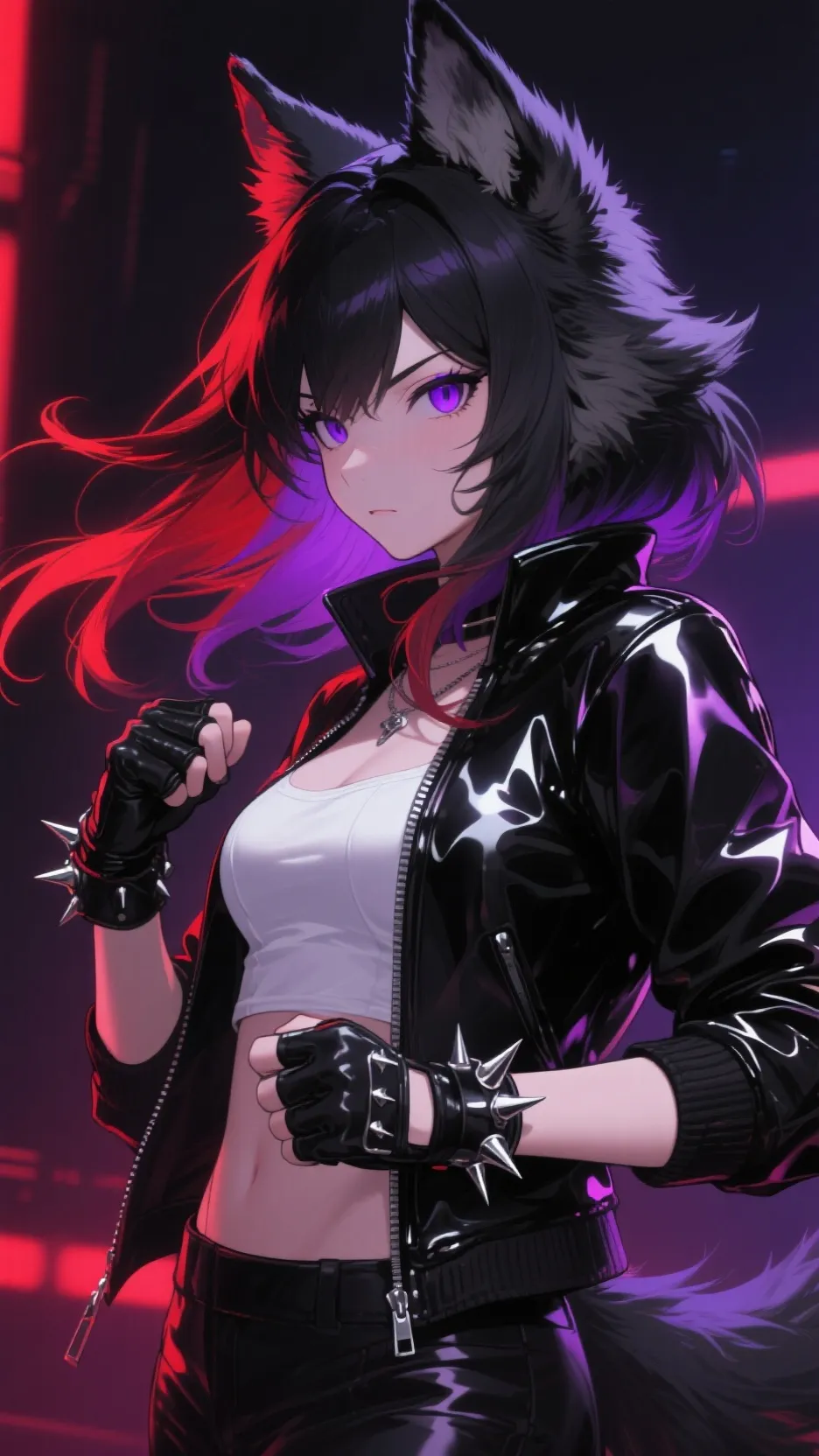 ai character: Punk Abbie background