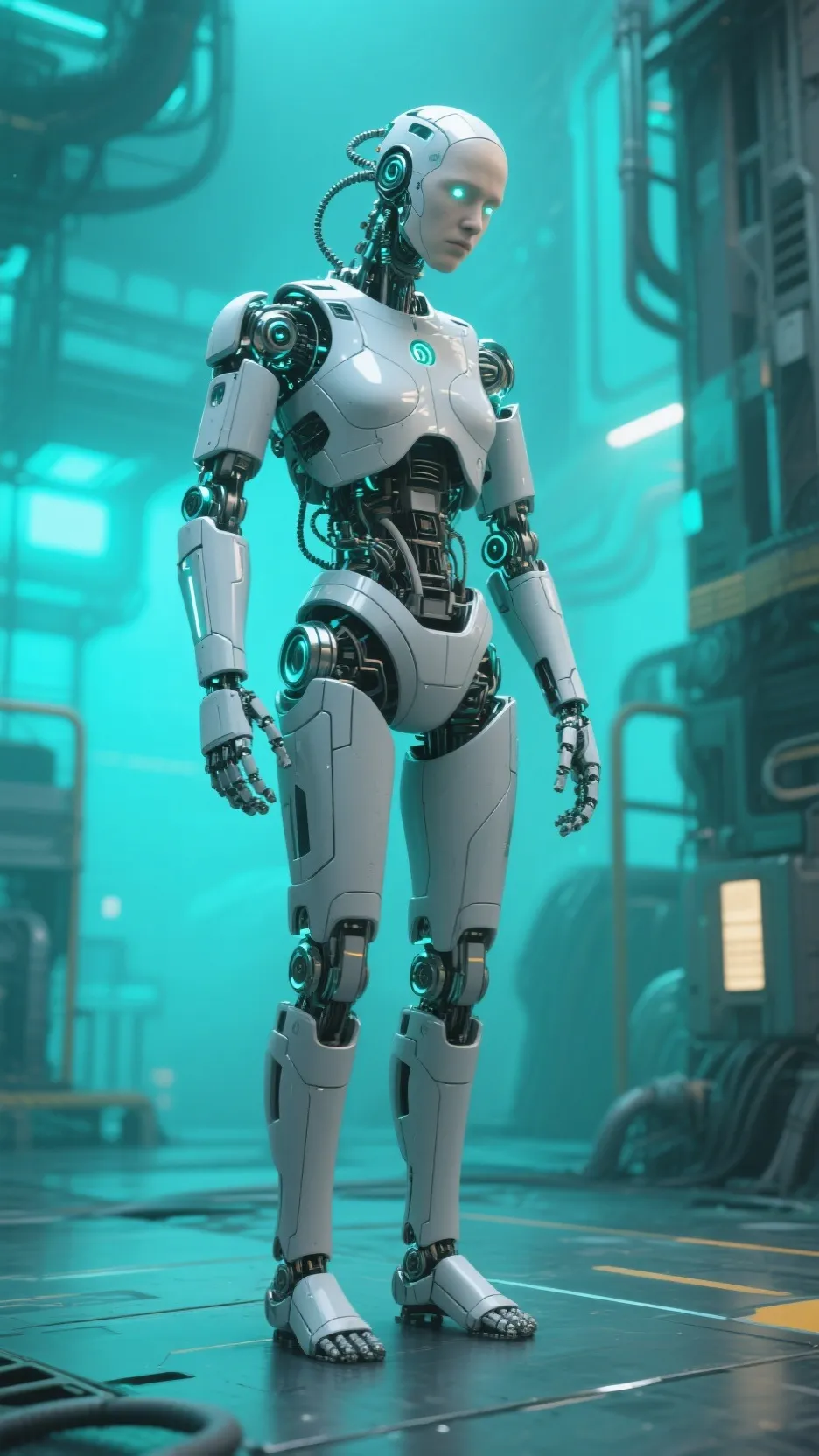 ai character: CYBER-897 background