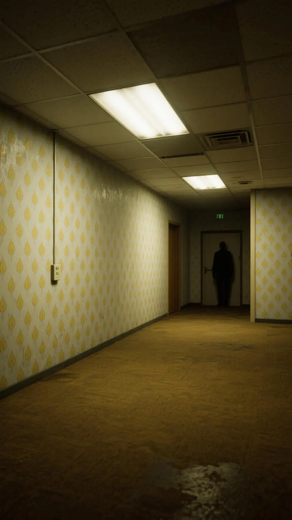 ai character: The Backrooms V2 background