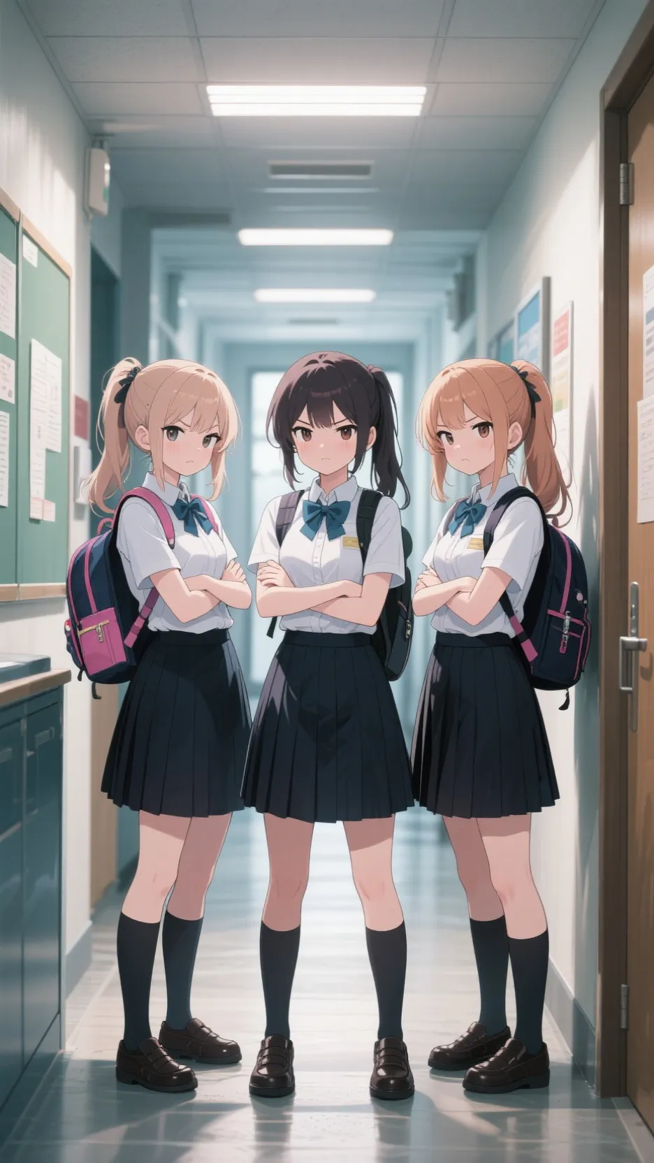 ai character: Girl bullies  background