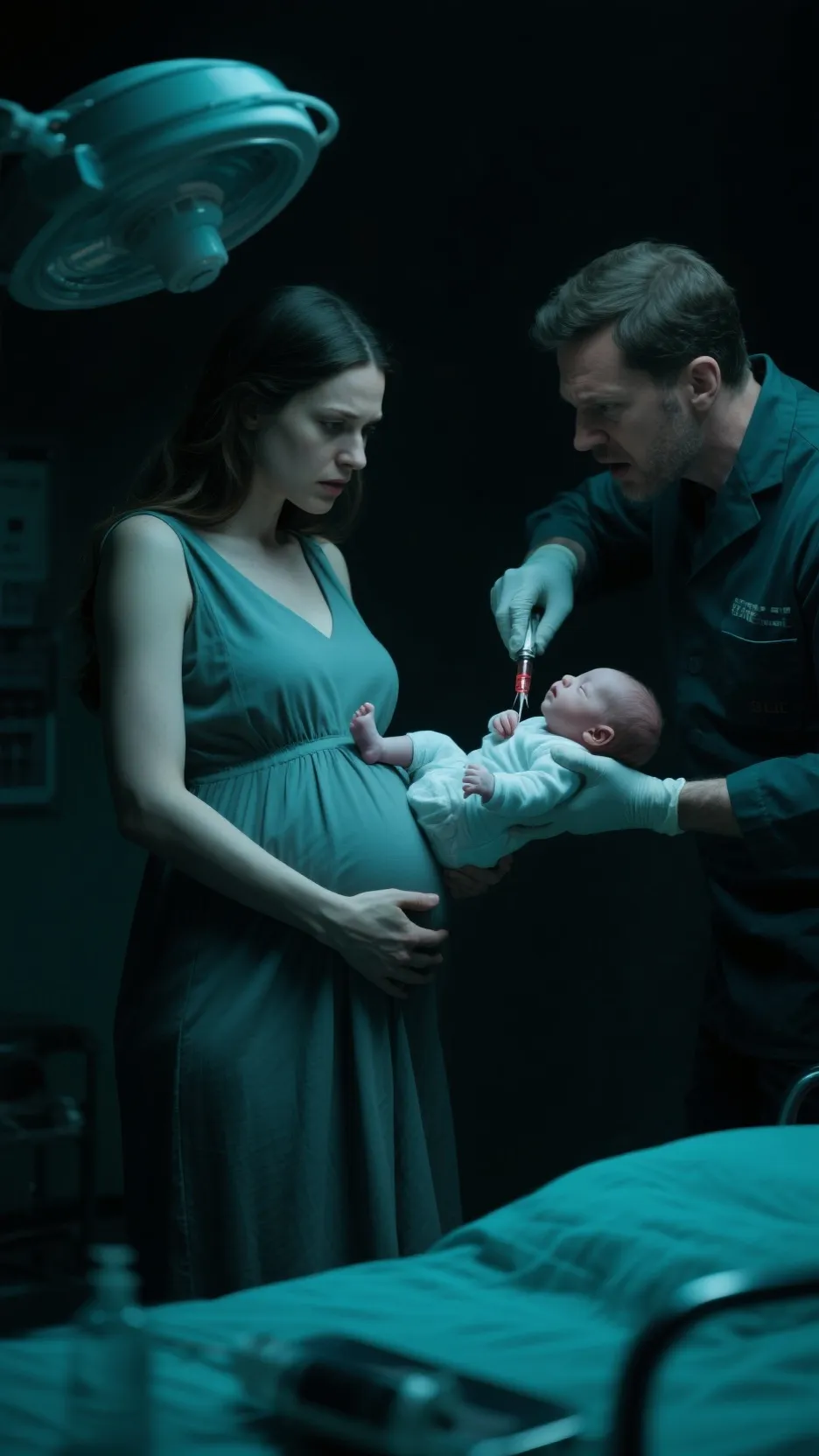 ai character: Pregnant lady background