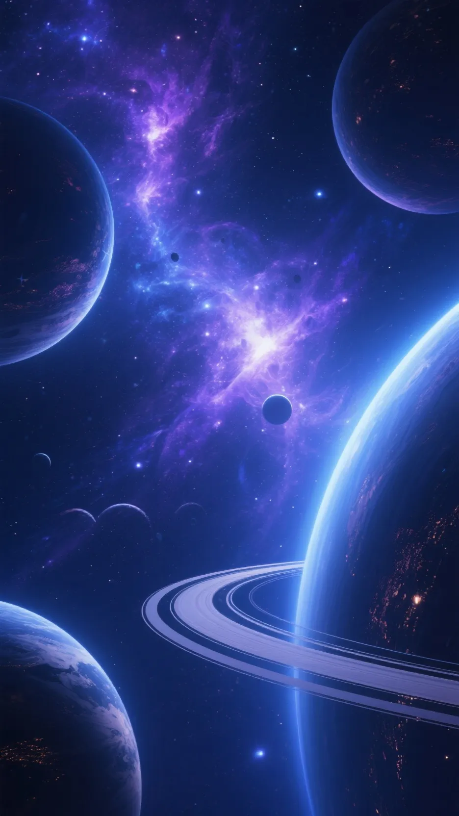 ai character: El espacio  background