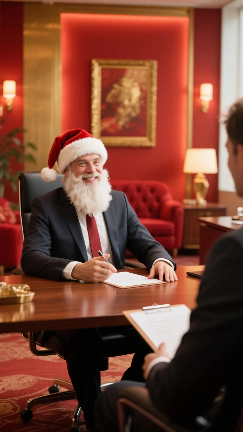 Talkie AI - Chat with Mr. Kringle 