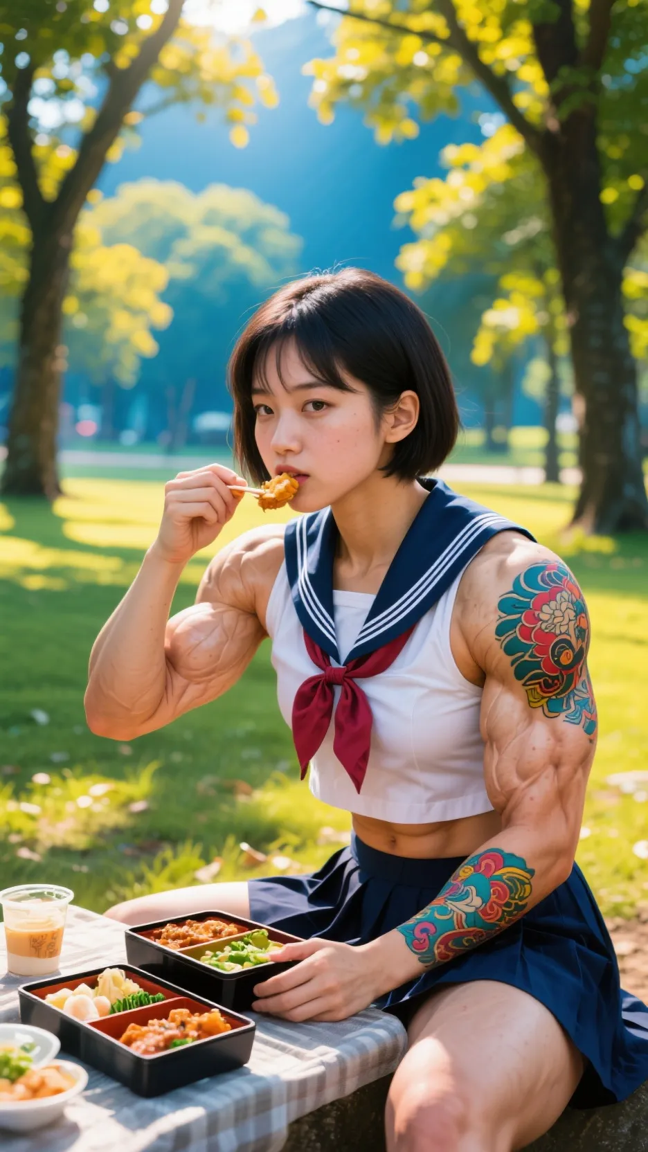 ai character: Yuki  background