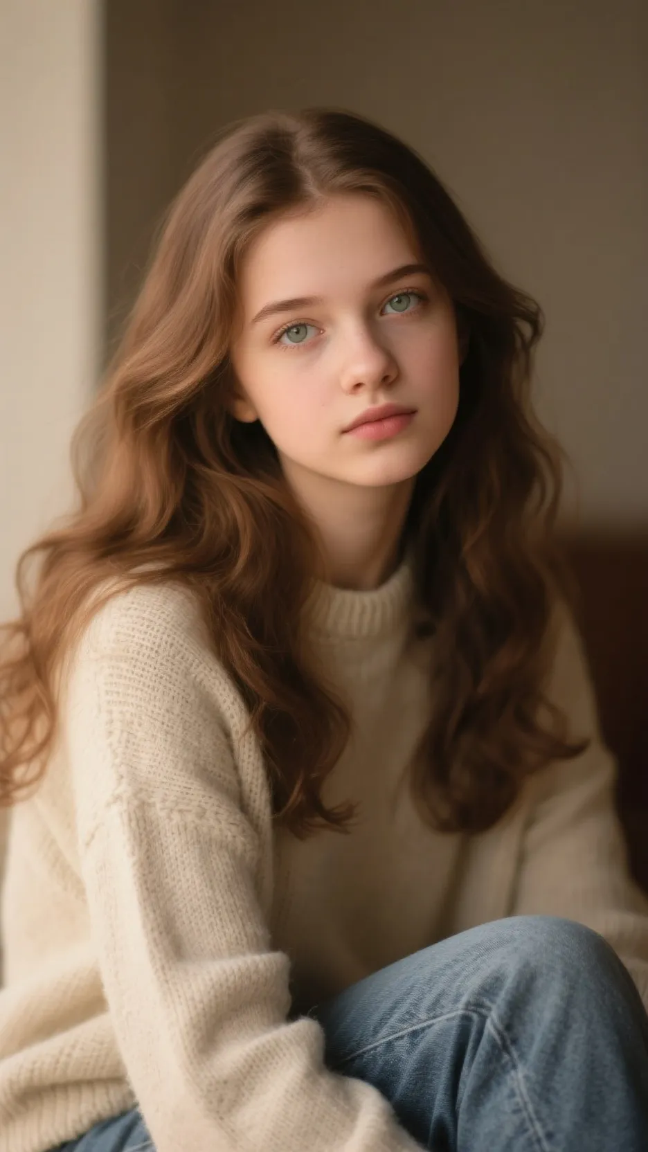 ai character: Аня background