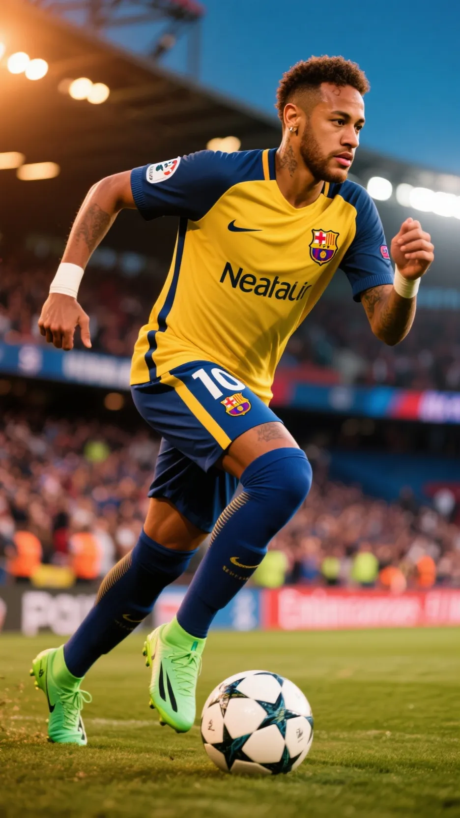 ai character: Neymar Jr.  background