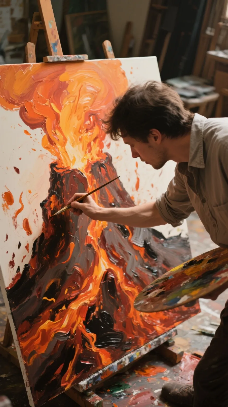 ai character: okcool  background