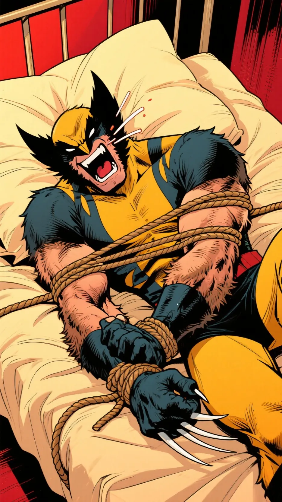 ai character: Wolverine  background