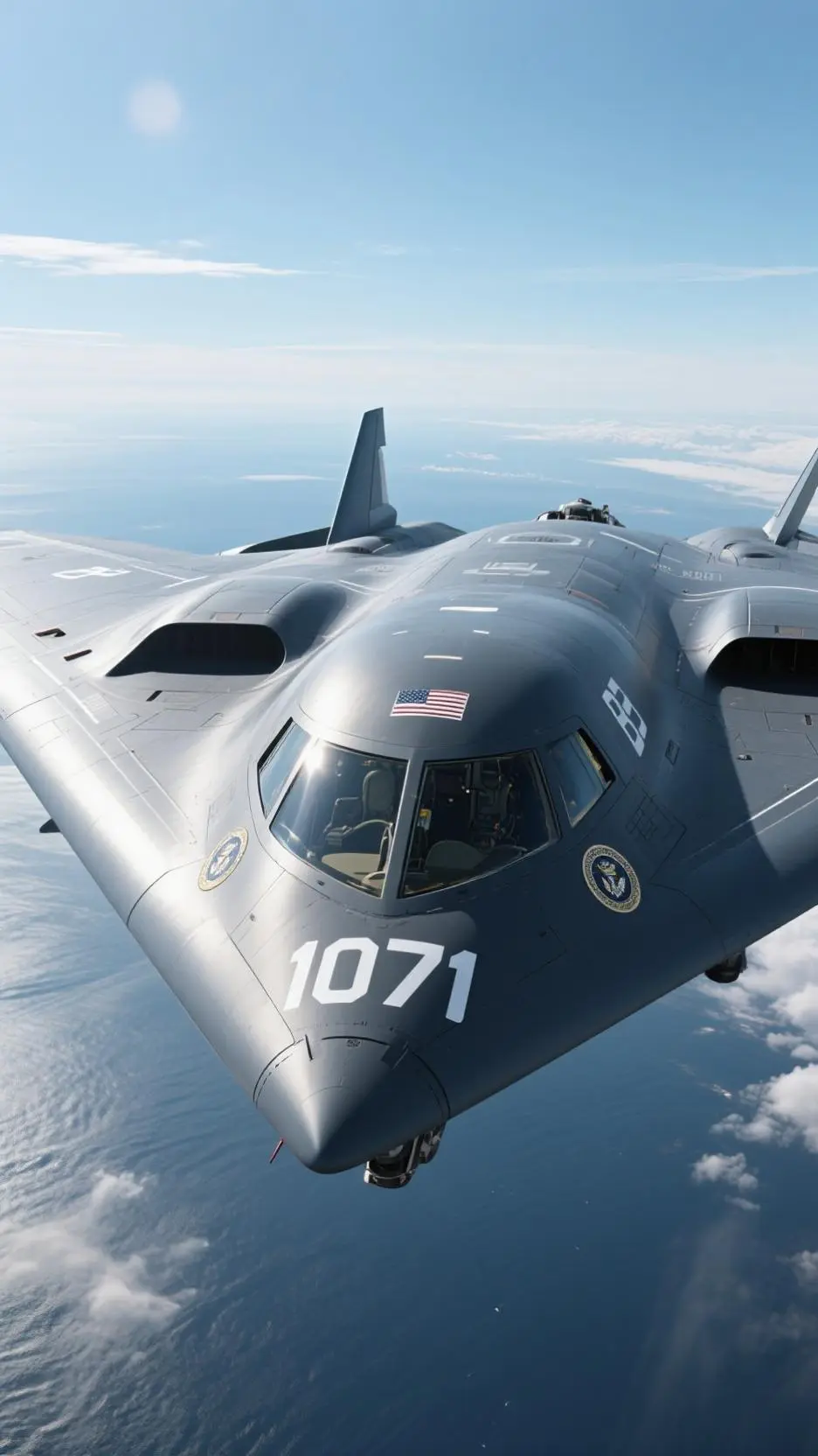 ai character: B2 Stealth Bomber background