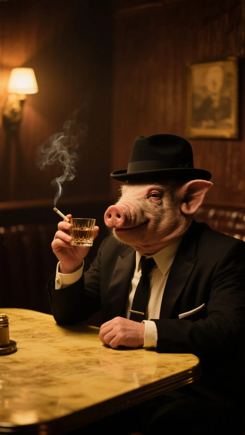 ai character: Свинтус background