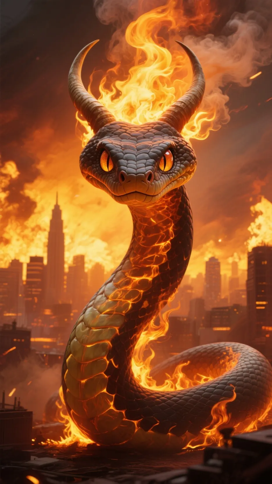 ai character: ther serpent  background