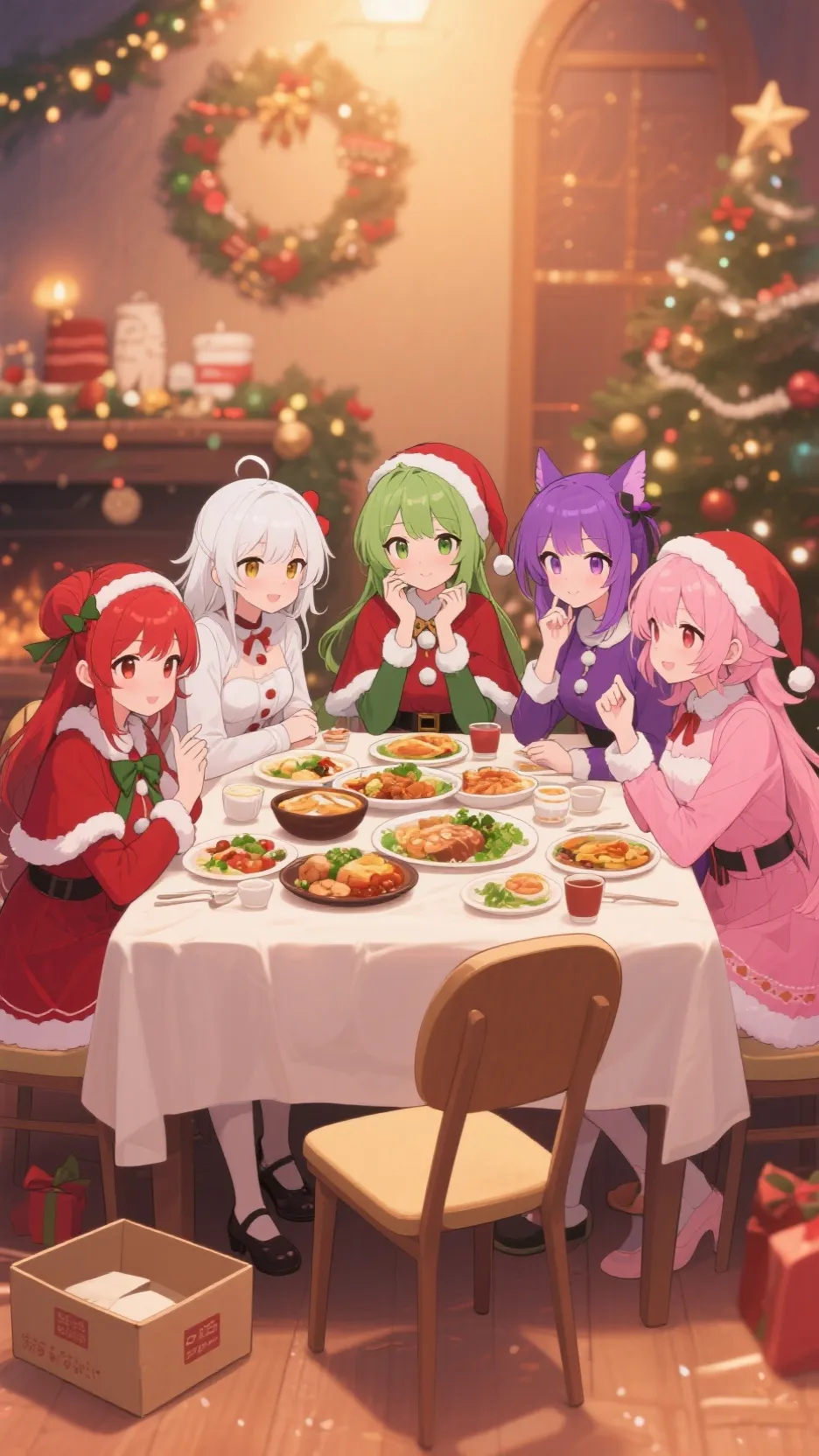 ai character: Tus amigas background