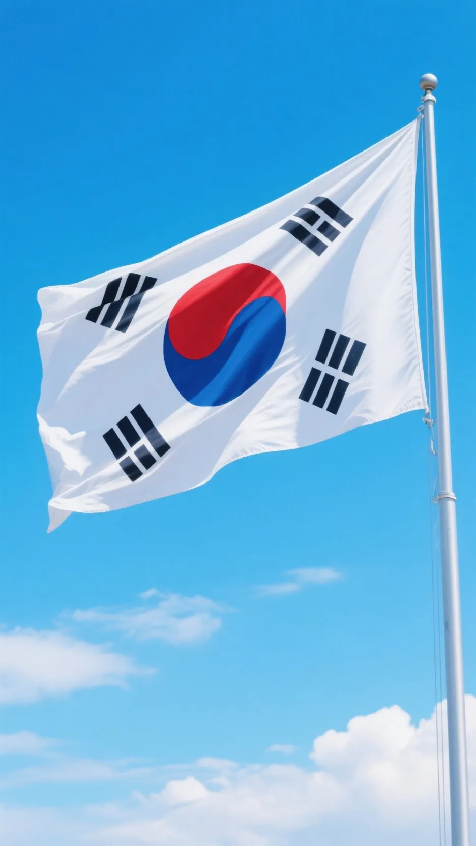 ai character: 한국 background