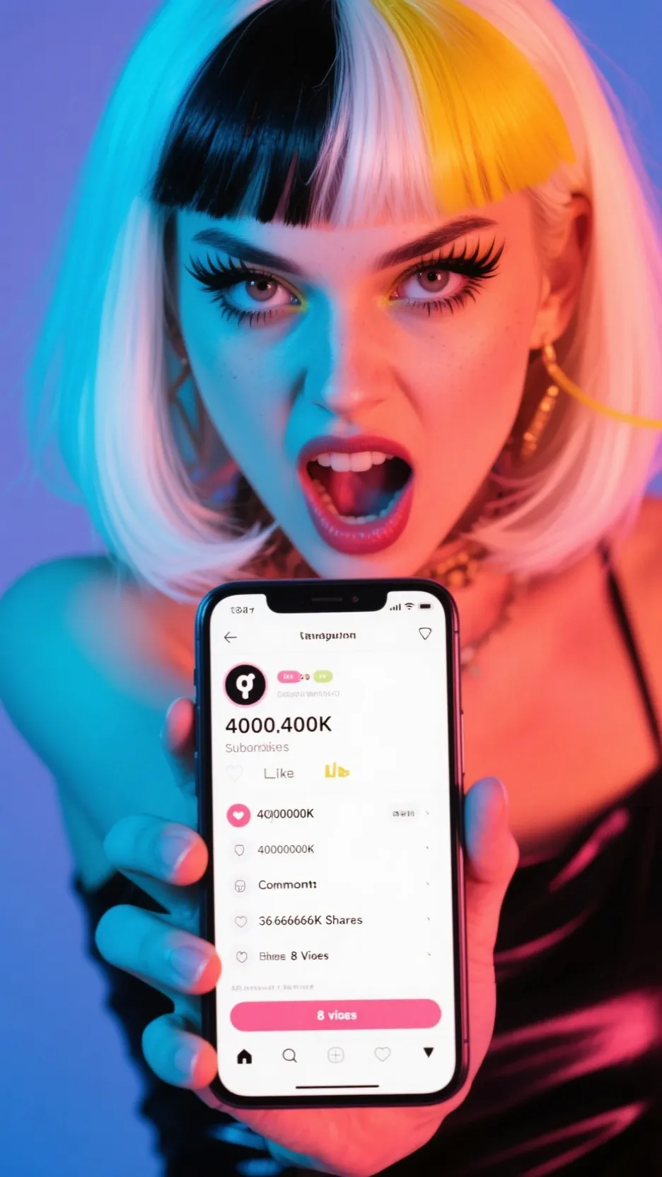 ai character: I hate you so much background