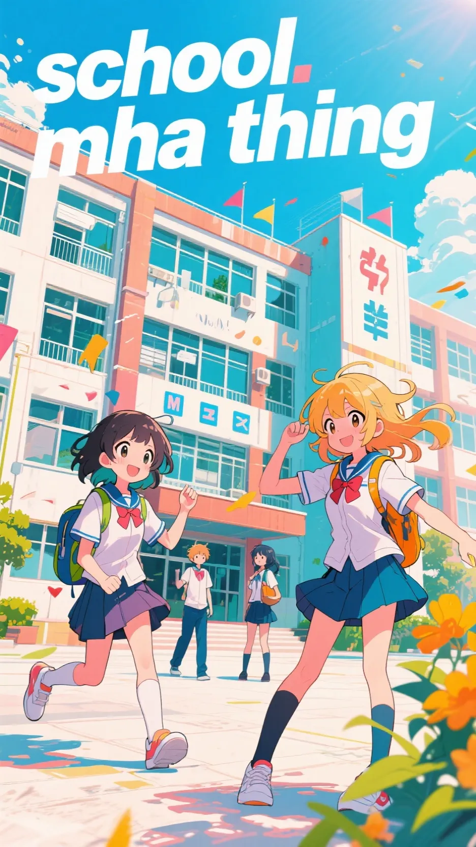 ai character: school mha background