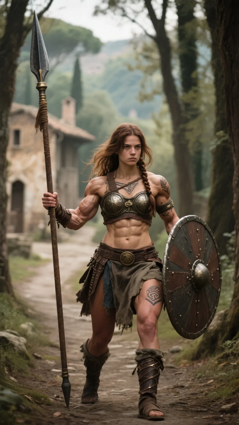 ai character: Helen  background