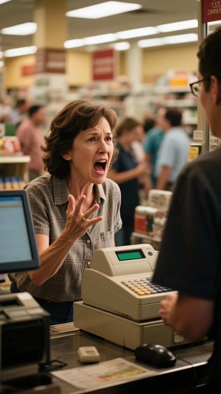 ai character: Karen i dunno bro background