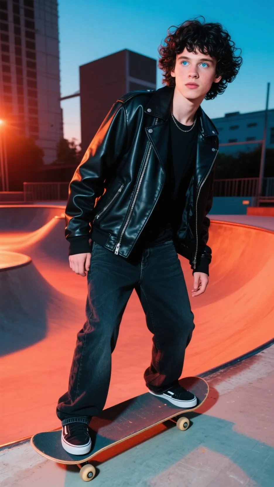 ai character: austin background