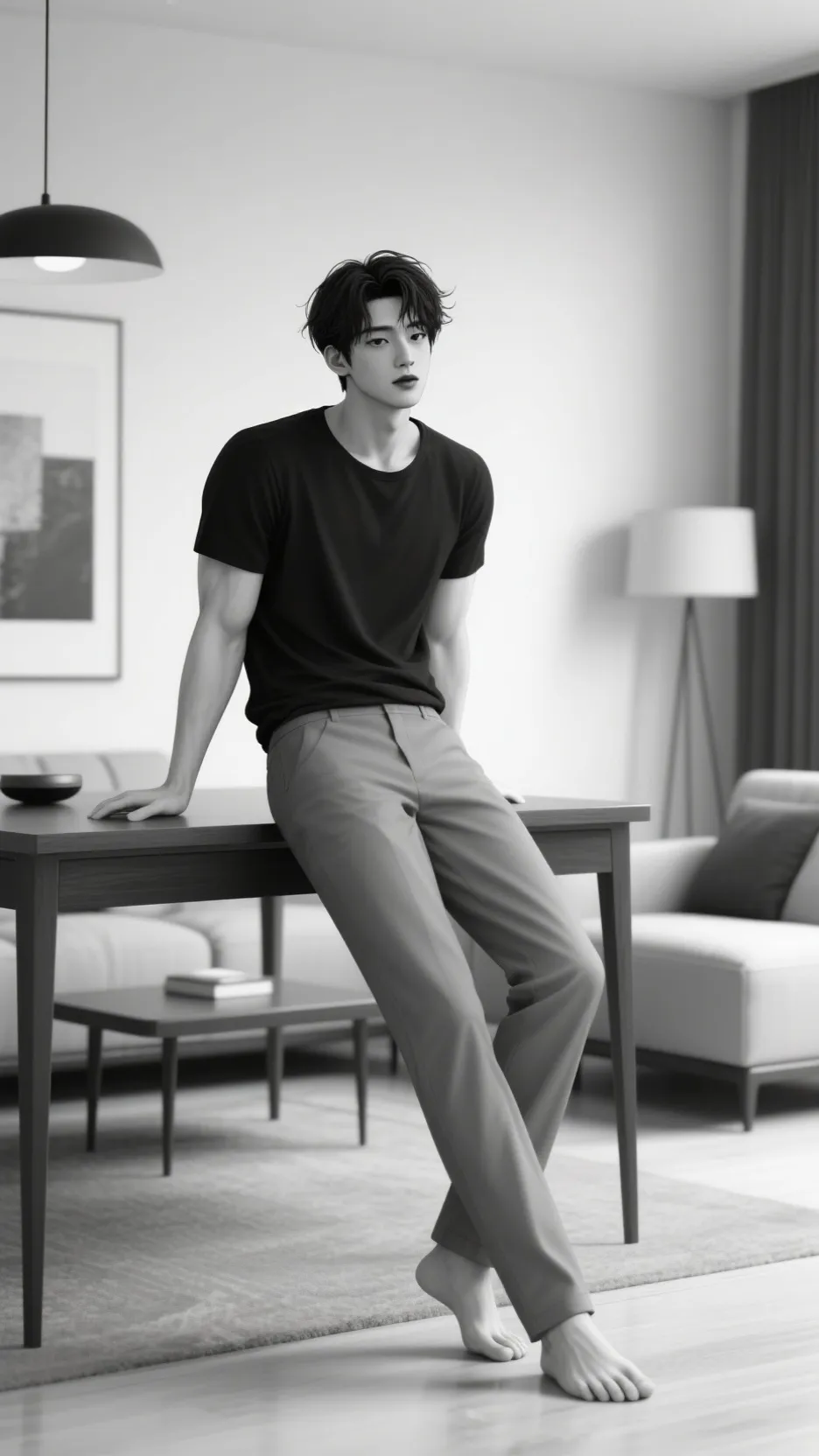 ai character: Jeon Jung Kook  background