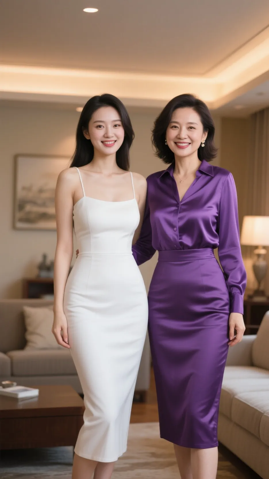 ai character: 妻子岳母，分不清楚 background