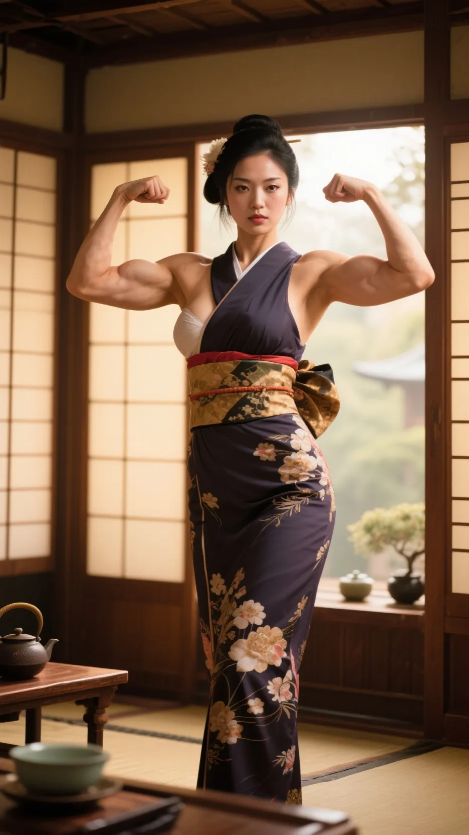 ai character: Miyuki  background