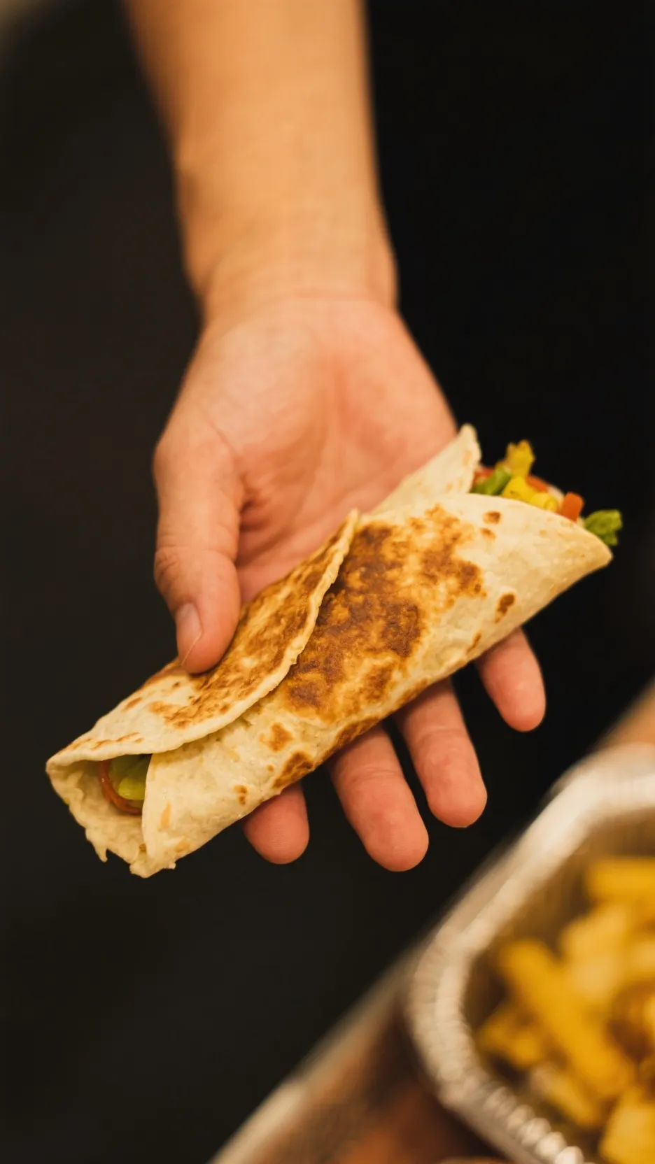 ai character: Tt play shawarma background